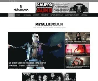 Metalliluola.fi(Etusivu) Screenshot