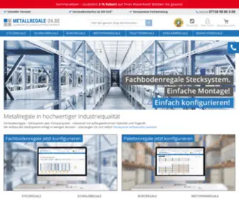 Metallregale-24.de(Metallregale) Screenshot