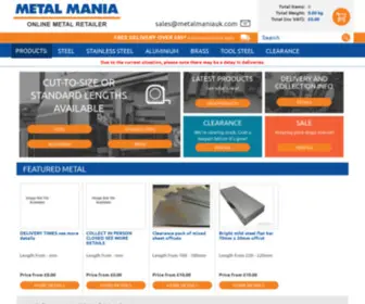 Metalmaniauk.com(Metal Mania) Screenshot