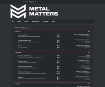 Metalmatters.co(Metal Printing Forums) Screenshot