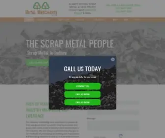 Metalmerchants.com.au(Scrap Metal) Screenshot