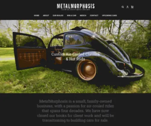 Metalmorphosiscars.com(MetalMorphosis Customs) Screenshot