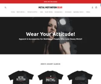 Metalmotivationstore.com(Metal Motivation Store) Screenshot