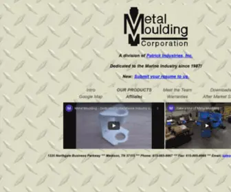 Metalmoulding.com(Metal Moulding Corporation) Screenshot