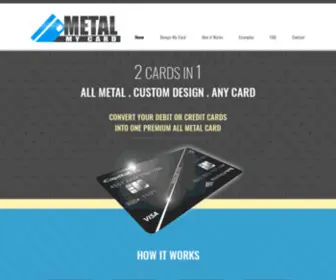 Metalmycard.com(Metal My Card) Screenshot