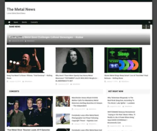 Metalnews-BG.net(Metalnews BG) Screenshot