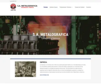 Metalografica.com(Metalográfica) Screenshot