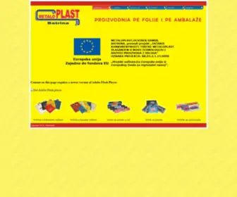 Metaloplast.com.hr(Proizvodnja PE folije i PE ambalaže) Screenshot