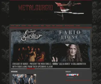 Metalourgio.com(Metal Web Radio/Webzine) Screenshot