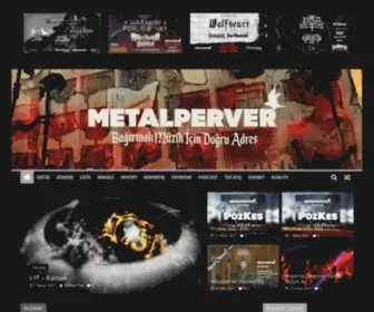 Metalperver.com(Bağırmalı müzik için doğru adres) Screenshot