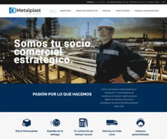 Metalplast.com.pe(Industria Peruana) Screenshot