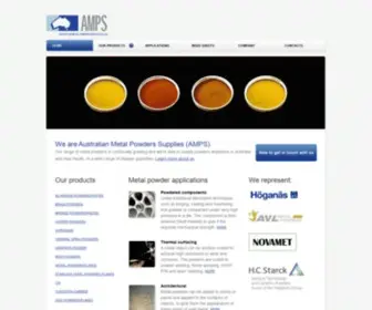 Metalpowders.com.au(Australian Metal Powders Supplies) Screenshot