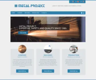 Metalprojectsrl.it(Metal Project srl) Screenshot