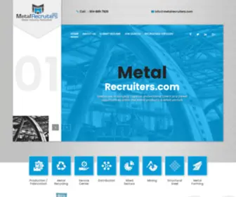 Metalrecruiters.com(Metal Industry Recruiters) Screenshot