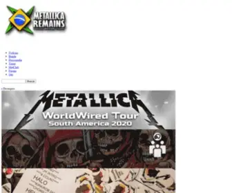 Metalremains.com(Metallica Remains (Official MetClub Chapter)) Screenshot