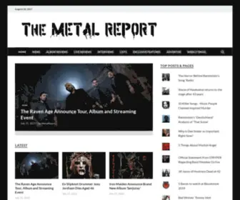 Metalreport.co.uk(The Metal Report) Screenshot