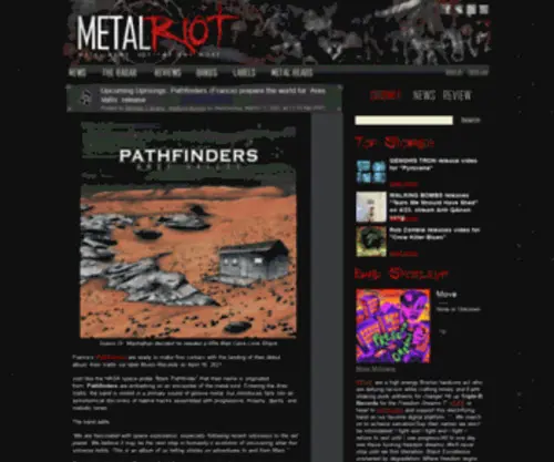 Metalriot.com(Metalriot) Screenshot