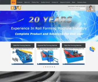 Metalrollformingmachine.com(Quality Roof Panel Roll Forming Machine & Corrugated Roll Forming Machine Manufacturer) Screenshot