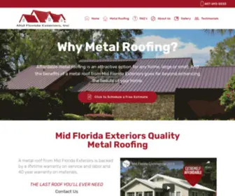 Metalroof4Life.com(Metal Roofing) Screenshot