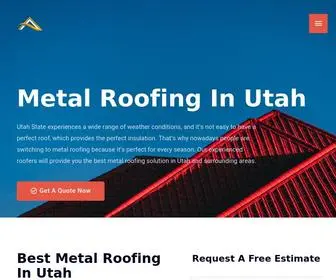 Metalroofingserviceutah.com(Metal Roofing In Utah) Screenshot