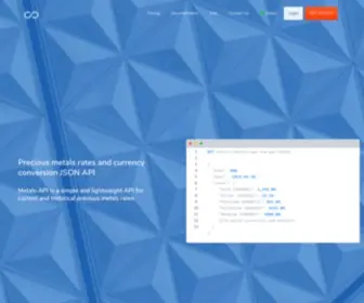 Metals-API.com(Metals API) Screenshot