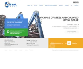 Metalscrap.pl(Skup złomu stalowego) Screenshot