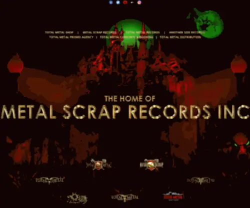 Metalscraprecords.com(Metal Scrap start) Screenshot