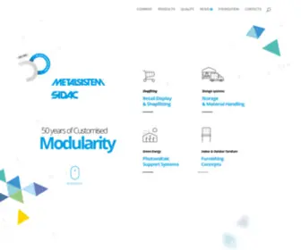 Metalsistem.com(Industrial shelving) Screenshot
