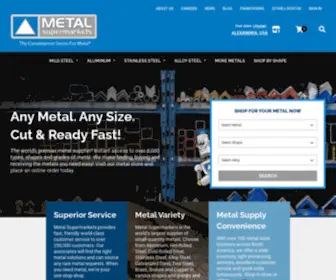 Metalsupermarkets.com(Metal Supply) Screenshot