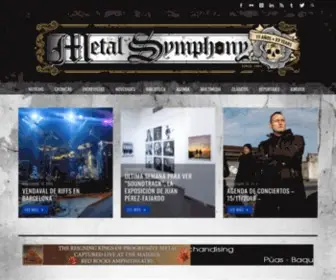 Metalsymphony.com(Metal Symphony Website) Screenshot