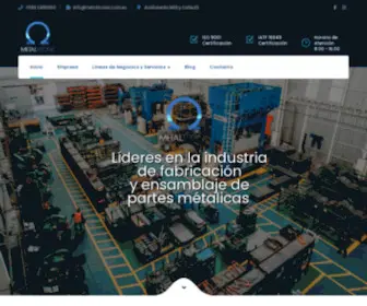 Metaltronic.com.ec(Una empresa de clase mundial) Screenshot