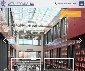 Metaltronics.ca(Metal Tronics) Screenshot