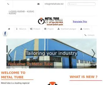 Metaltube.biz(Hello And Welcome To The Official Website Of Metal Tube) Screenshot