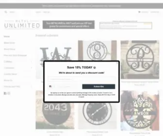 Metalunlimited.com(Metal Unlimited) Screenshot