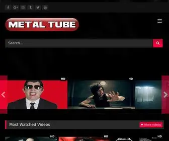 Metalupmyass.com(METAL VIDEO TUBE) Screenshot