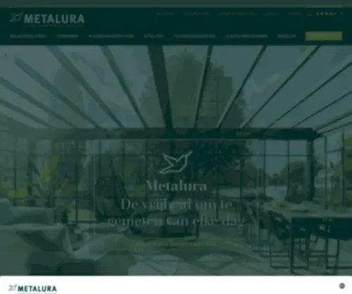 Metalura.nl(Marktleider in Glassystemen) Screenshot