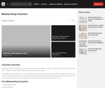 Metalworkingchannels.com(Metalworking Channels) Screenshot