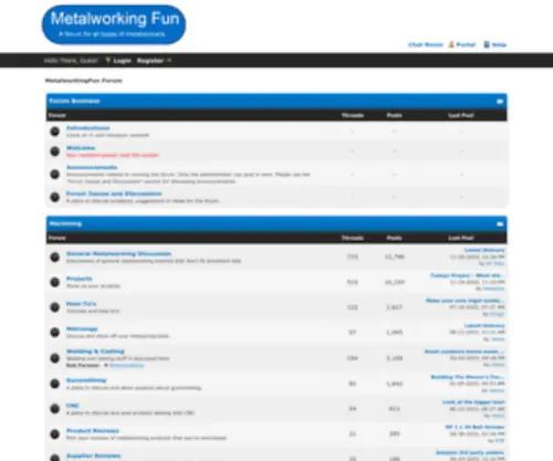 Metalworkingfun.com(MetalworkingFun Forum) Screenshot