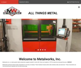 Metalworksinc.net(Laser Cutting) Screenshot