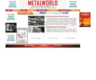 MetalWorld.co.in(Metalworld) Screenshot