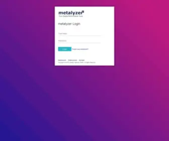 Metalyzer.com(Metalyzer) Screenshot