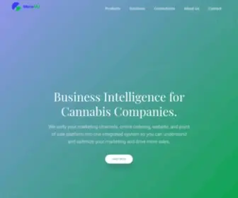 Metamj.com(Business Intelligence for Cannabis Companies) Screenshot