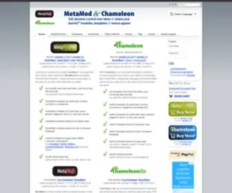 Metamodpro.com(MetaMod & Chameleon) Screenshot