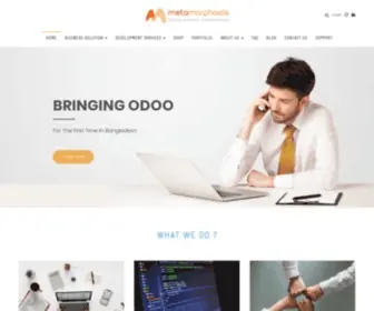 Metamorphosis.com.bd(The First Odoo Country Partner in Bangladesh) Screenshot