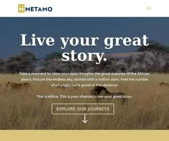 Metamo.travel(Transformative Travel for the Modern Explorer) Screenshot