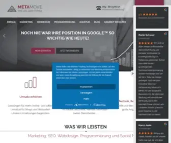 Metamove.de(Internet und Performance Marketing) Screenshot