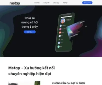 Metap.vn(Thẻ cá nhân thông minh đầu tiên tại việt nam) Screenshot