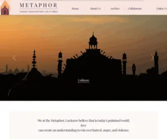 Metaphorlucknow.com(Lucknow Festival of Arts & Letters) Screenshot