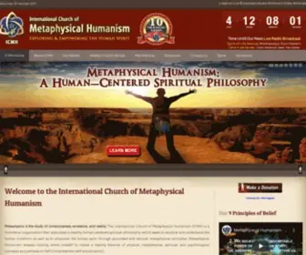 Metaphysicalhumanism.org(ICMH Home) Screenshot