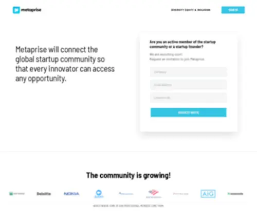 Metaprise.com(METAPRISE) Screenshot